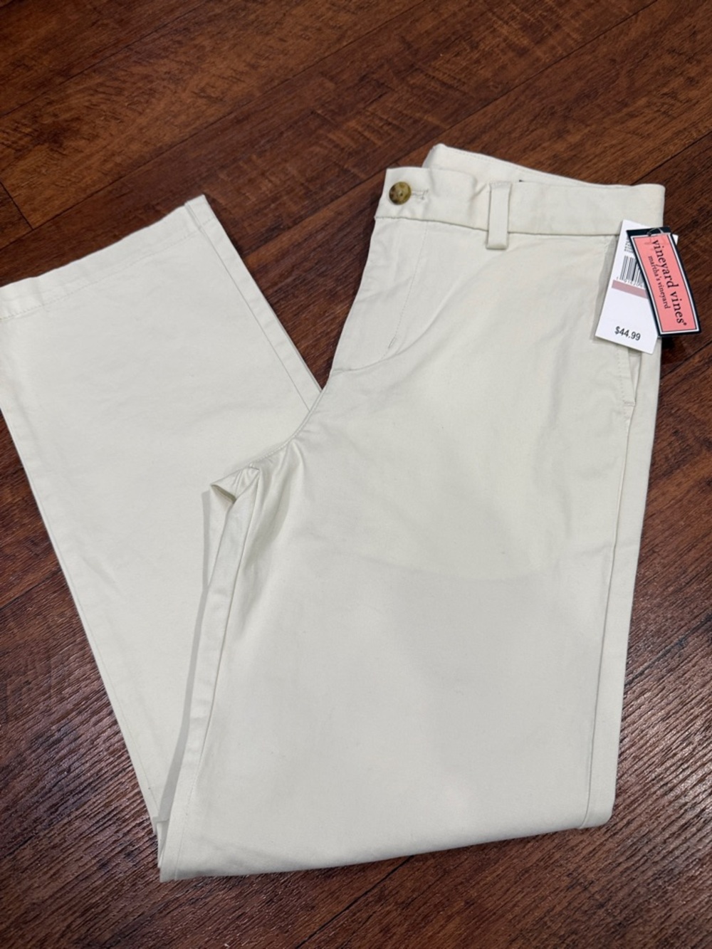 Vineyard Vines Kids Casual Chino Pants in Off-White
